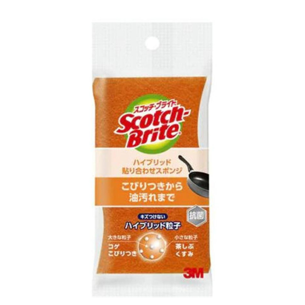 23.スコッチブライト ハイブリッド貼り合わせスポンジ オレンジ
