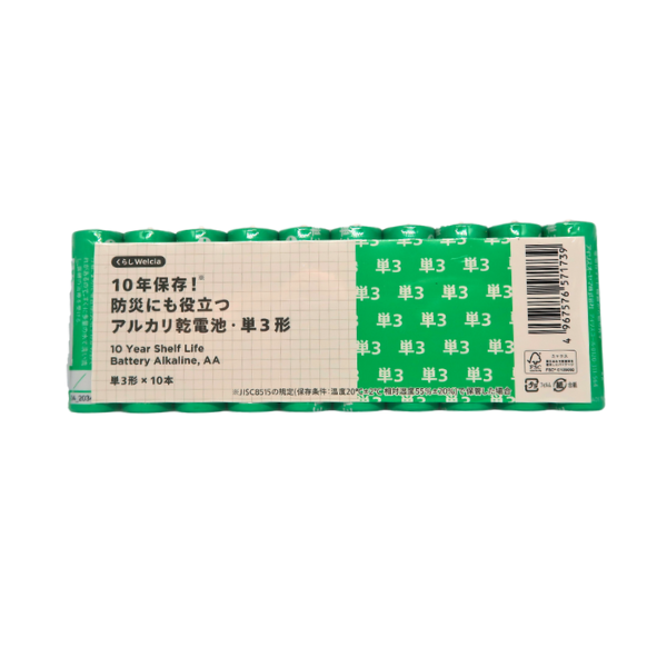 34.アイリスオーヤマ　アルカリ乾電池単3　10本入