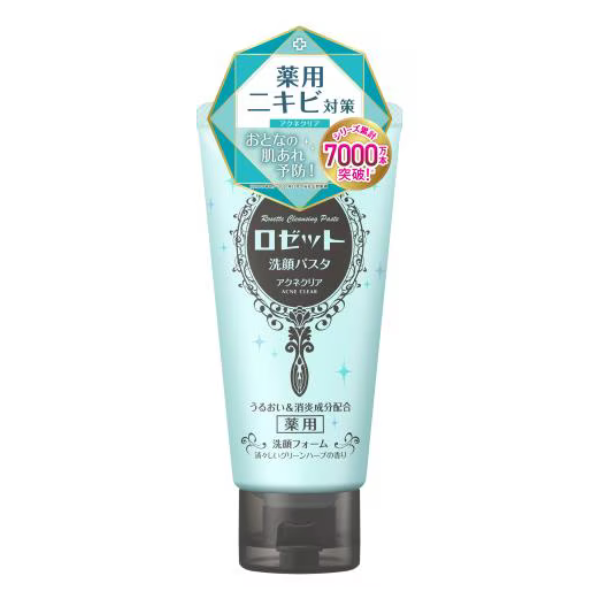 32.ロゼット　洗顔パスタ　アクネクリア120ｇ