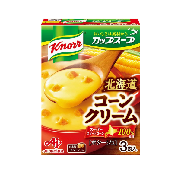 19.クノール カップスープ コーンクリーム 3袋入