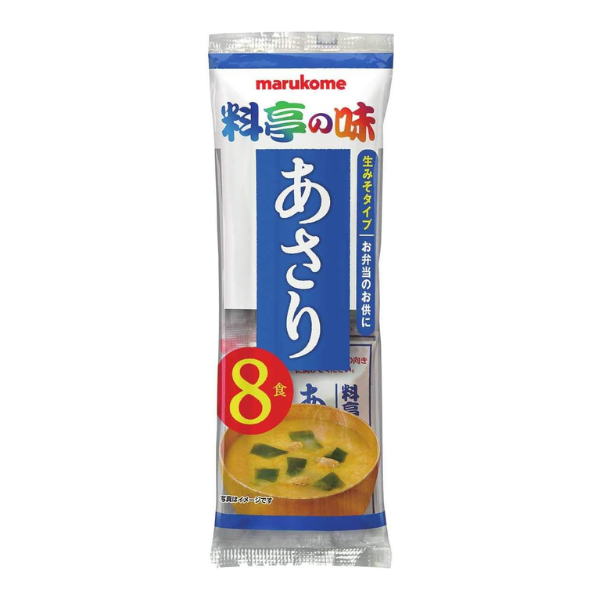 8.マルコメ 生みそ汁　料亭の味 あさり8食入