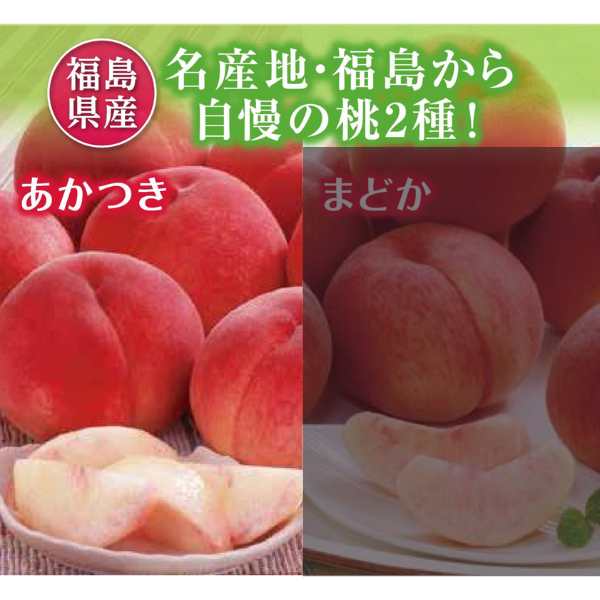 【産地直送品】福島の桃 あかつき1.8kg　(7月中旬～8月上旬出荷)(前払い)