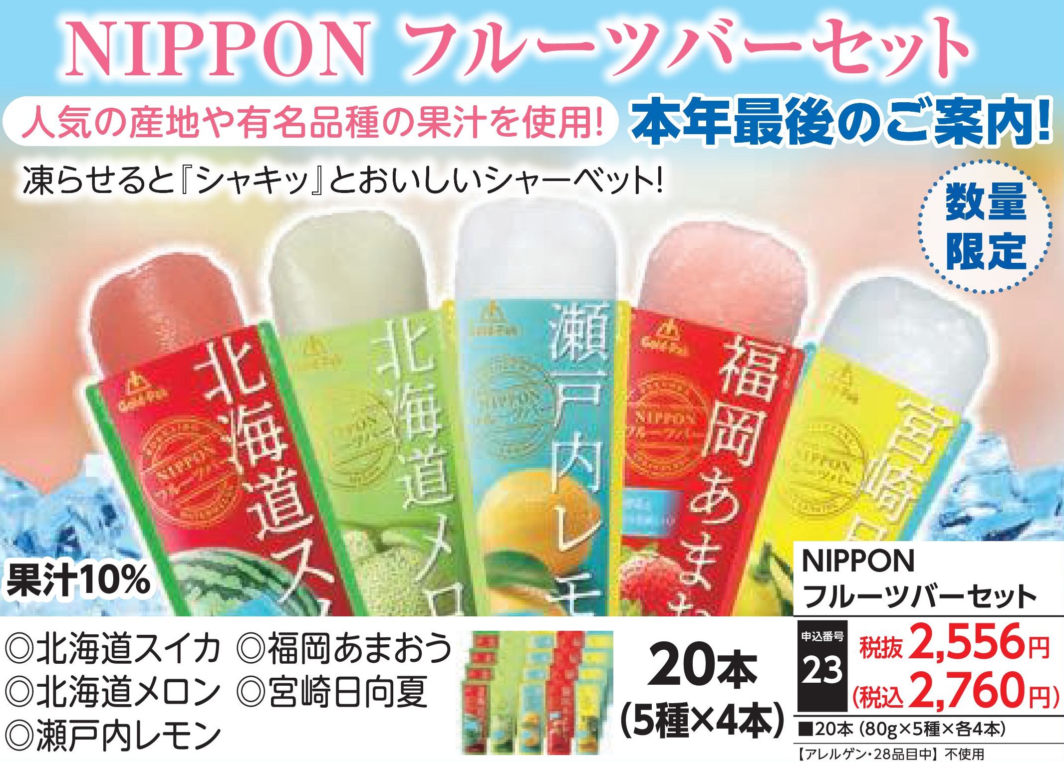 NIPPONフルーツバーセット