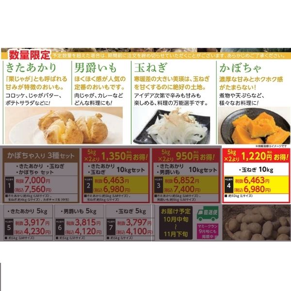 【産地直送品】玉ねぎ10kg (10月中旬～11月下旬出荷)(前払い)