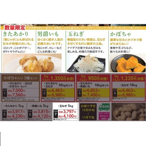 【産地直送品】玉ねぎ5kg (10月中旬～11月下旬出荷)(前払い)